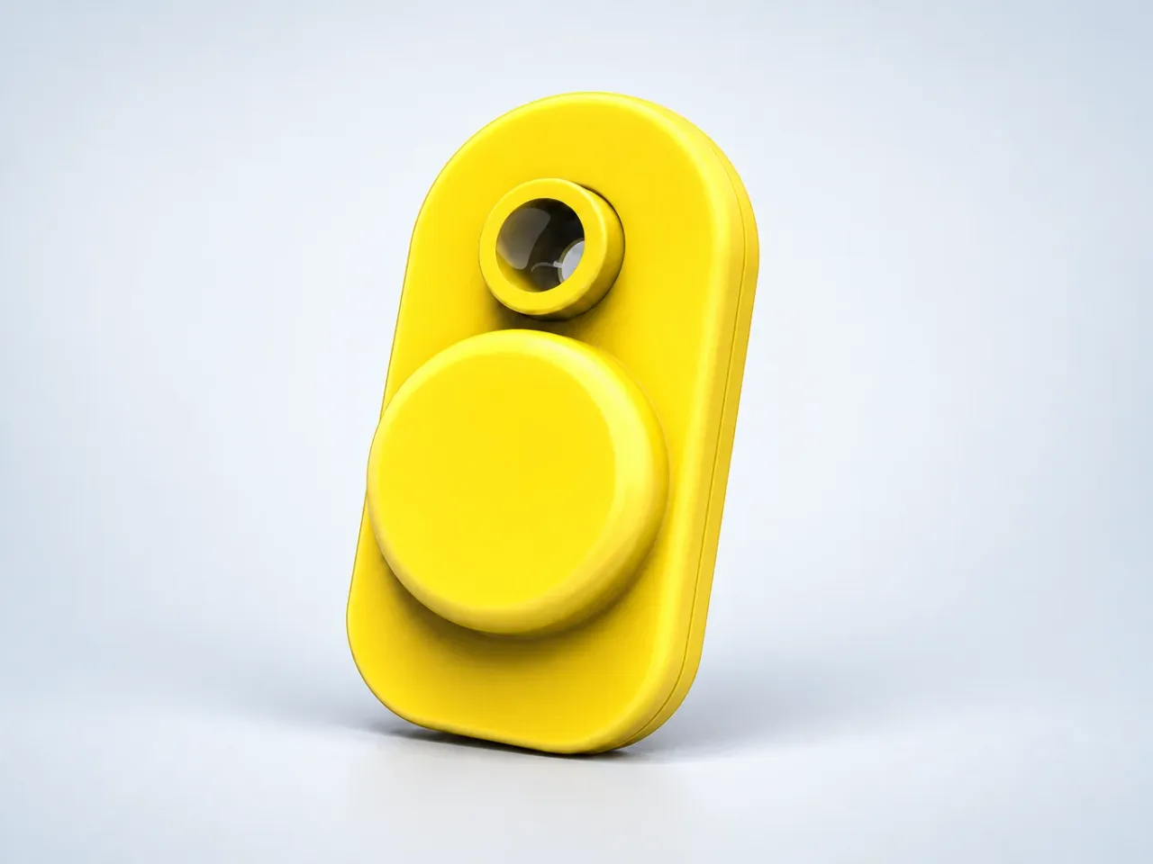 Herdwize Smart Eartag single-point and dual-point electronic ear tags in yellow